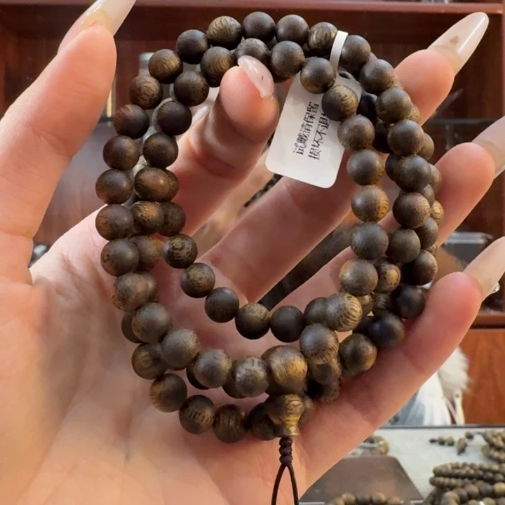 沉香碎屑沉香0.7-22g圆珠多圈