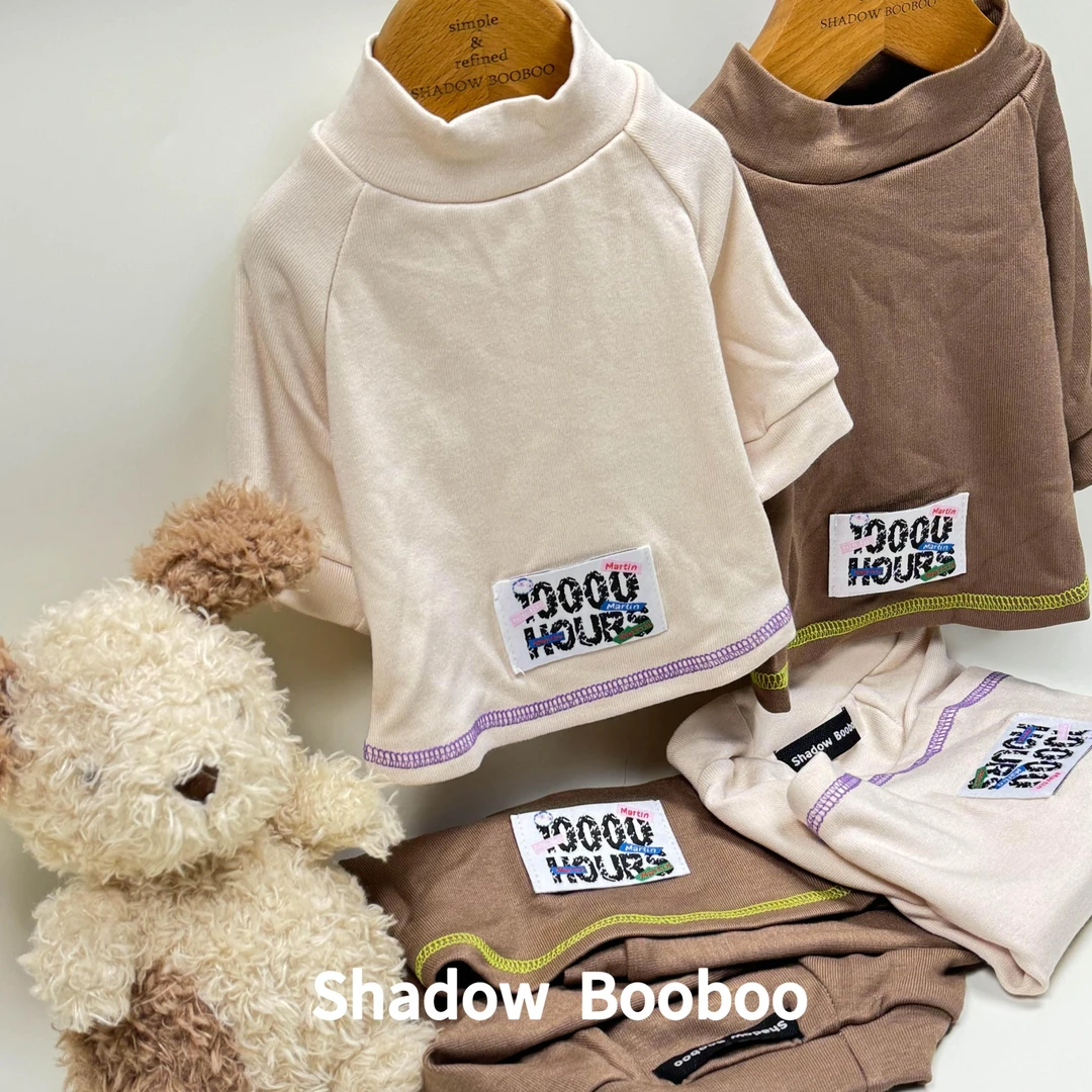 ShadowBooboo宠物狗狗猫咪春秋冬柔软舒适磨毛美拉德色宽松家居服