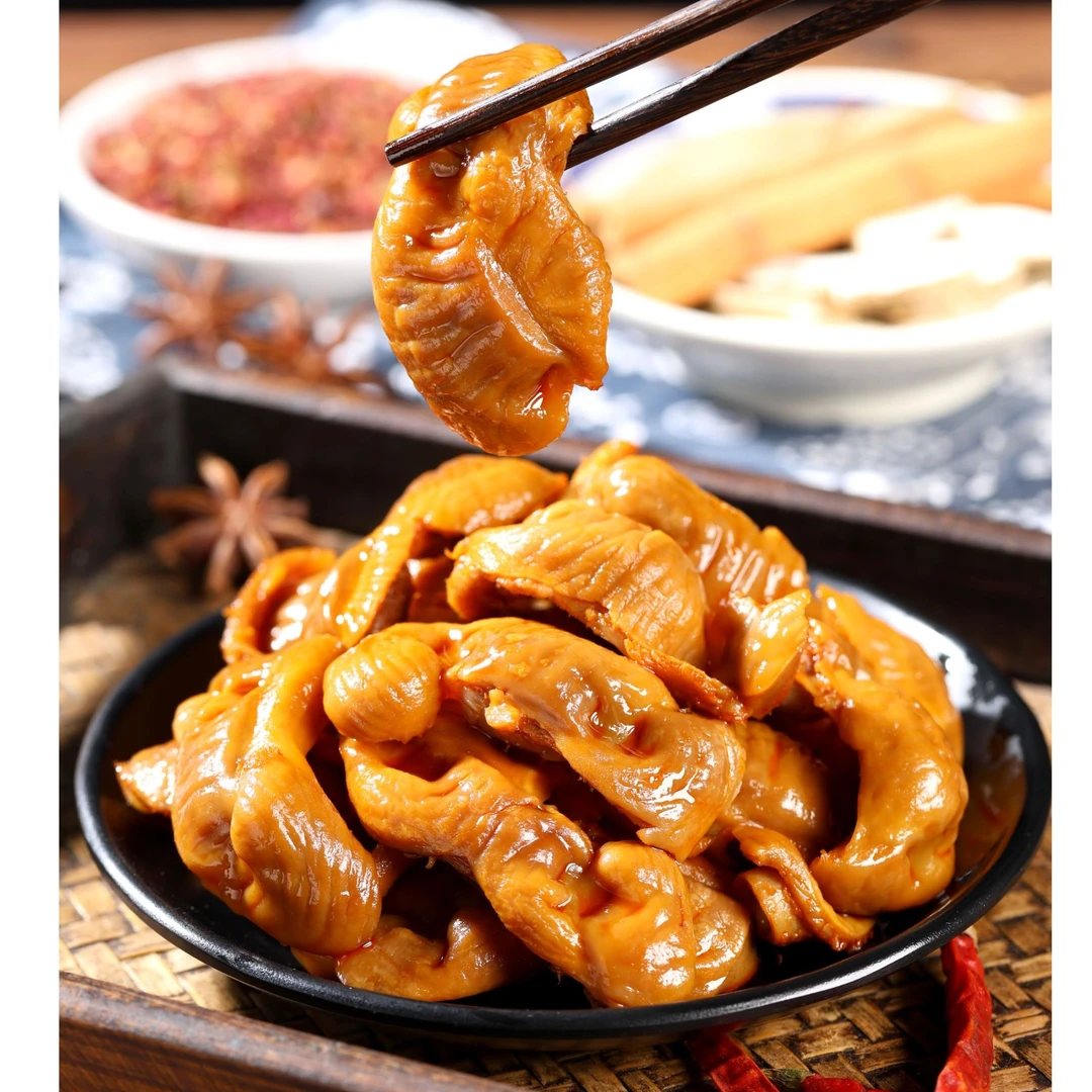 河南（五香鸡胗）开袋即食麻辣鸡珍
