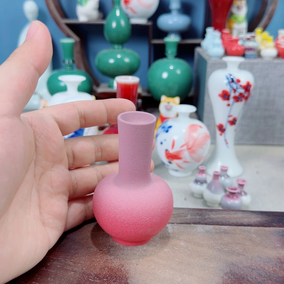陶瓷手工小花器摆件