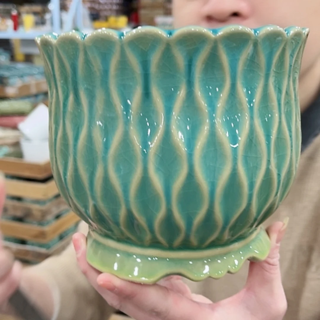 【闪购商品】陶瓷花盆