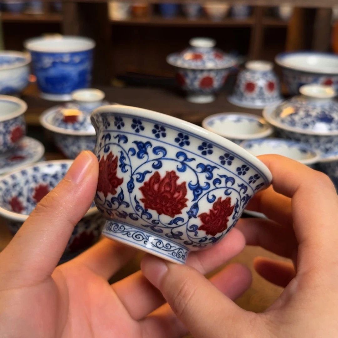 纯手工手绘陶瓷茶具