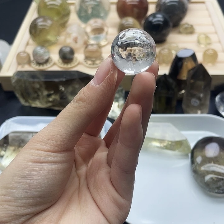 珠宝半成品水晶未镶嵌255水晶