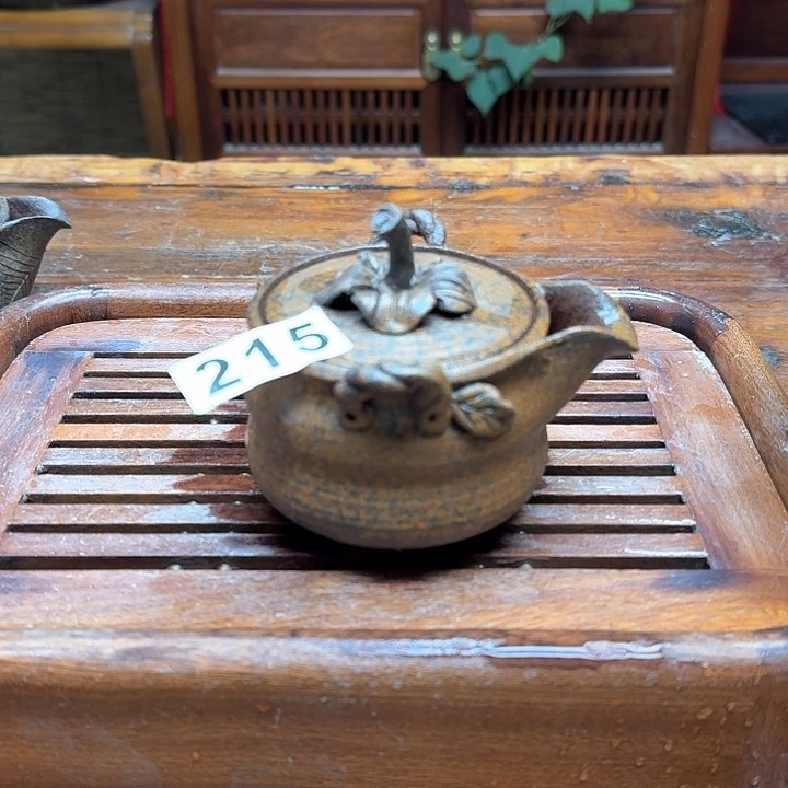 纯手工制作粗陶茶具