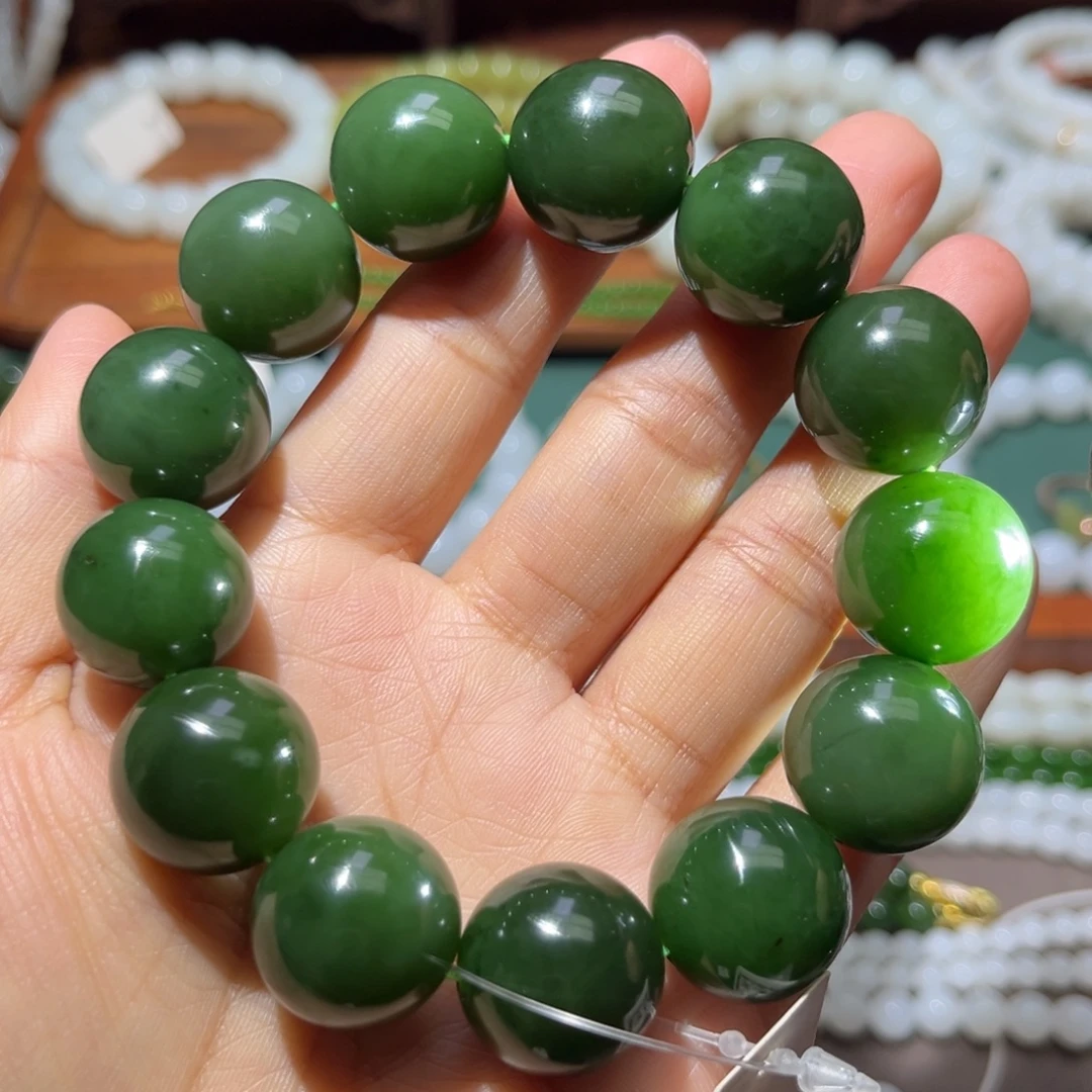 和田玉未镶嵌手链