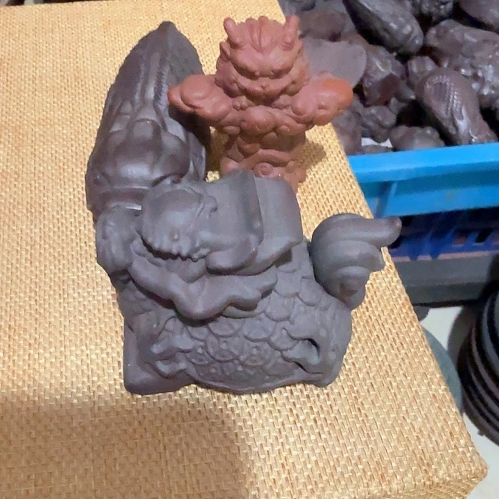 紫砂茶宠李**儿雕塑瑕疵茶宠