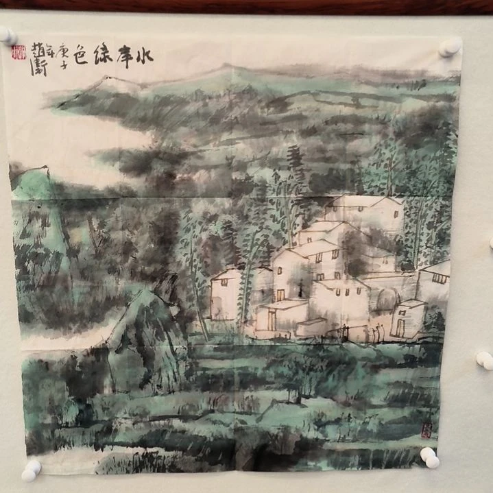 国画赵卫老师画作精品带框发
