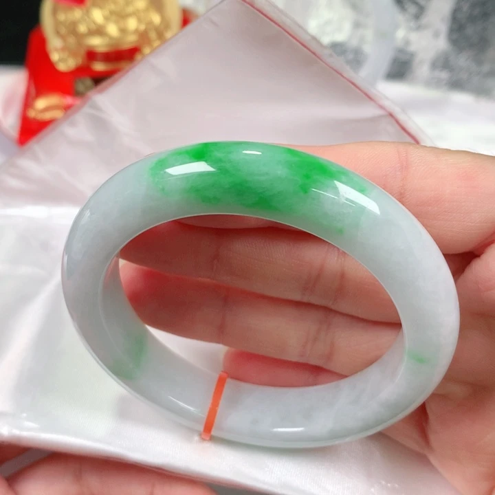 翡翠手镯未镶嵌  编号DH1230 正圈54 福利镯