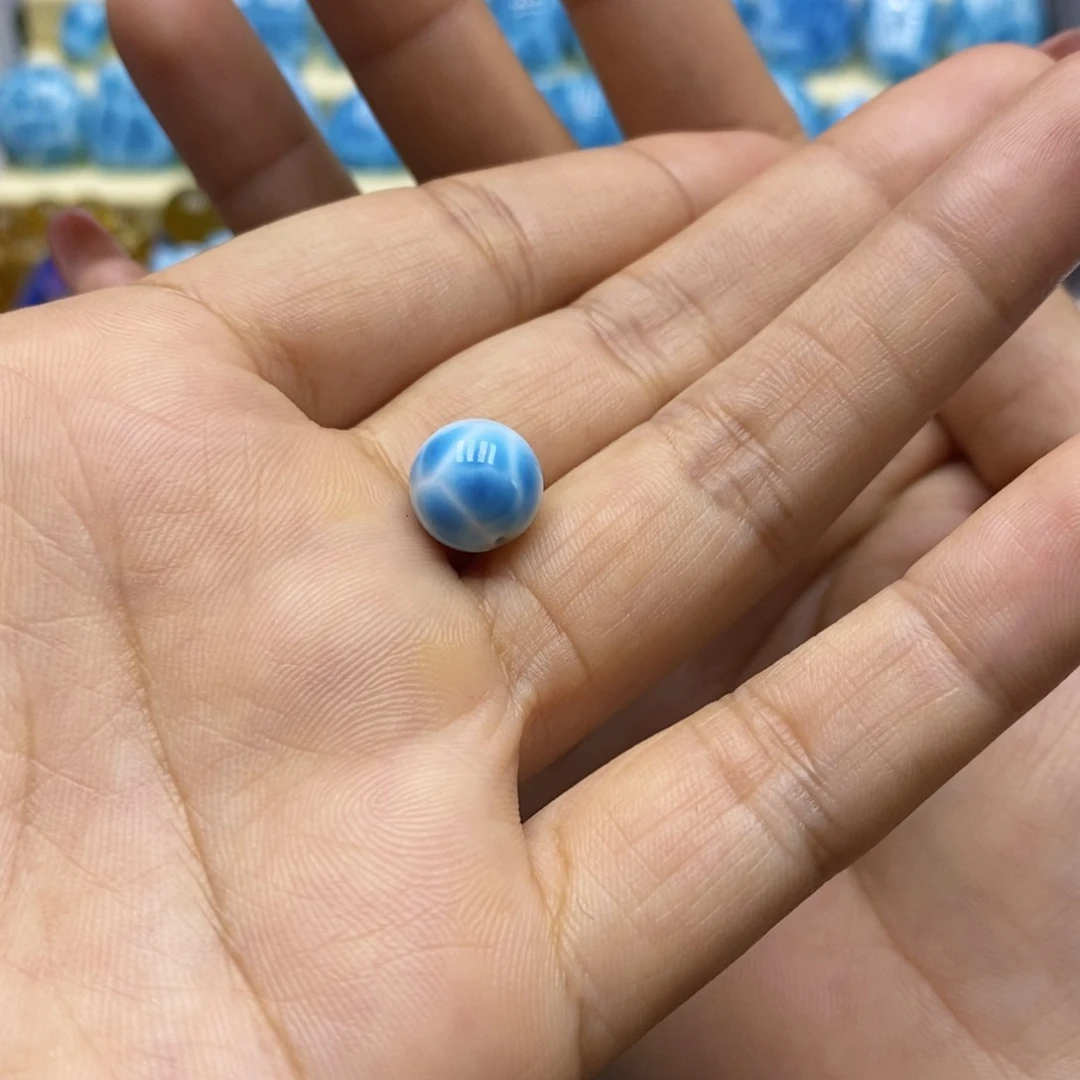 针钠钙石（海纹石）颈饰未镶嵌垭*