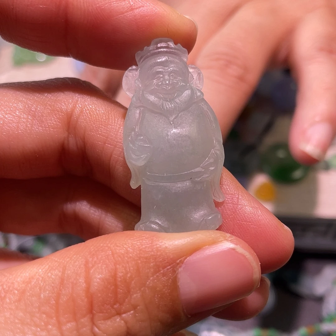 定制翡翠未镶嵌财神爷