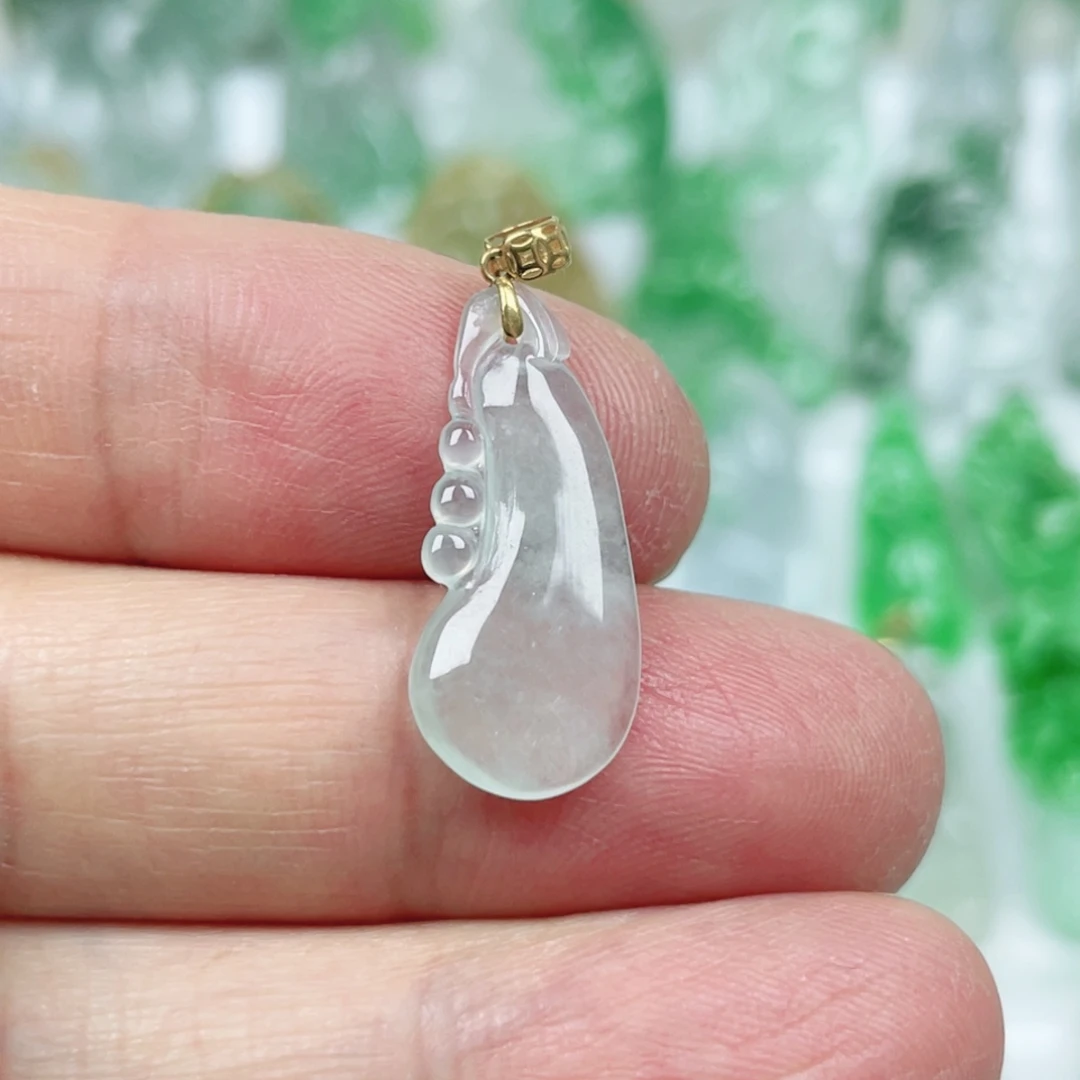 勿***心翡翠未镶嵌吊坠(不含链)