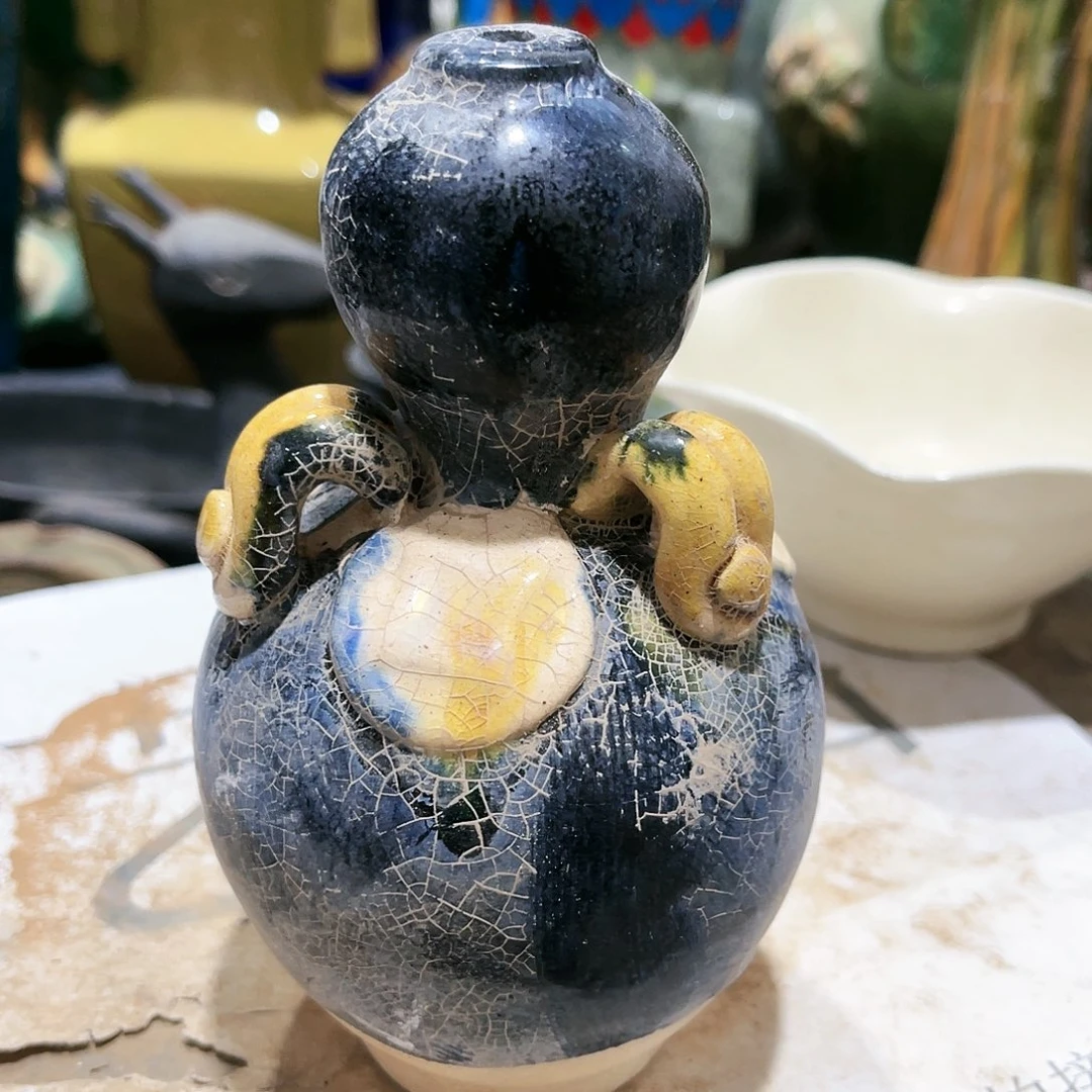 瓦当摆件摆件茶桌茶台陶瓷