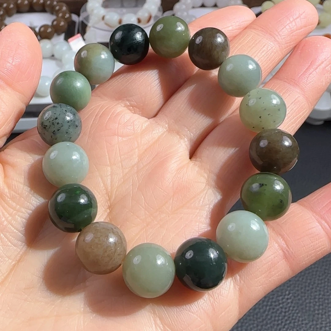 和田玉手串未镶嵌