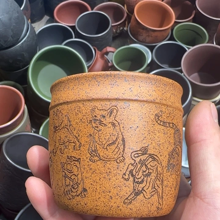 茶杯紫砂全手工制作工艺