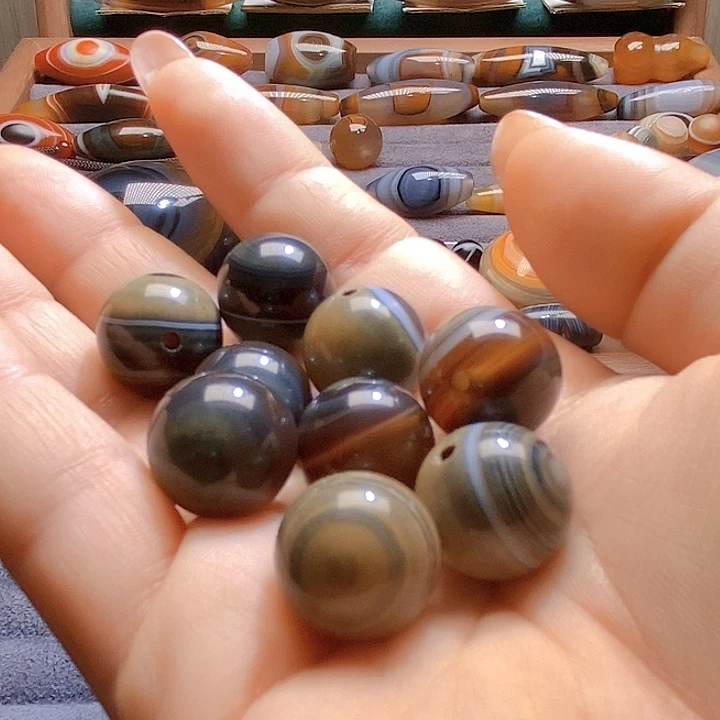 上***顿玛瑙/玉髓未镶嵌吊坠(不含链)