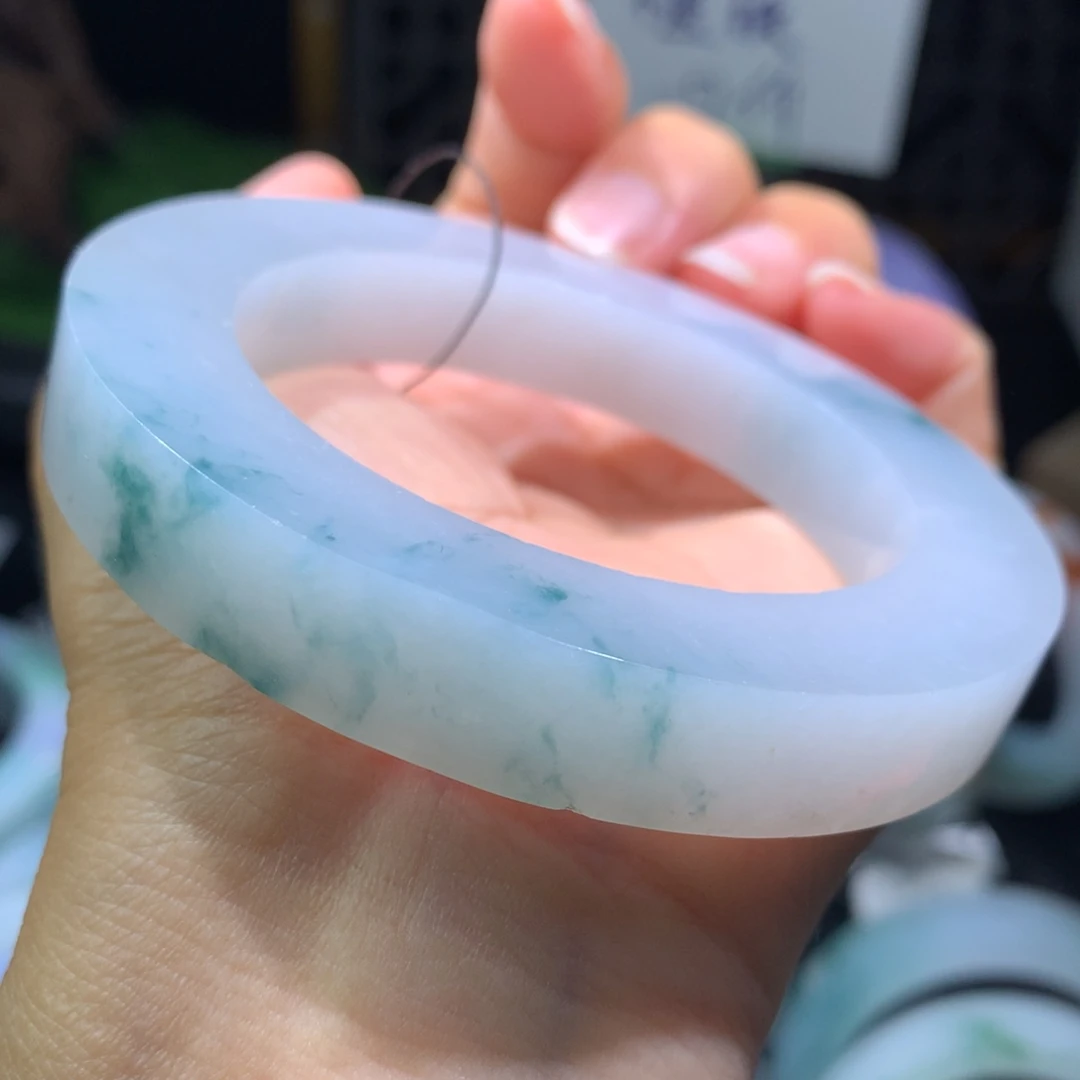 定制翡翠蓝花54-61未镶嵌
