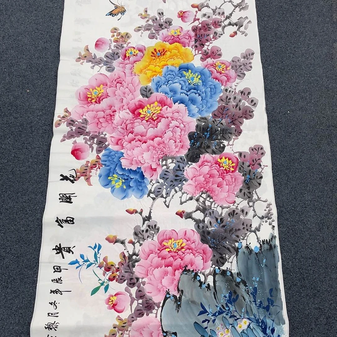 国画纯手绘字画宣纸