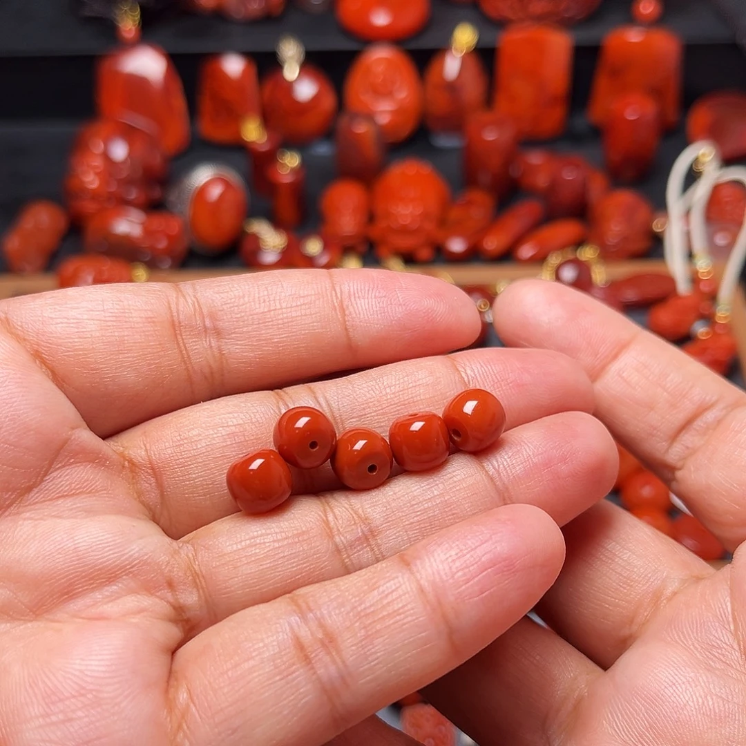 y***d南红玛瑙未镶嵌配饰老型8