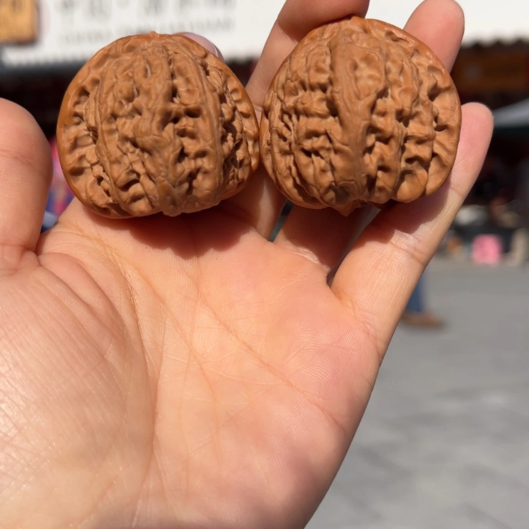 把件文玩核桃白狮子核桃全品