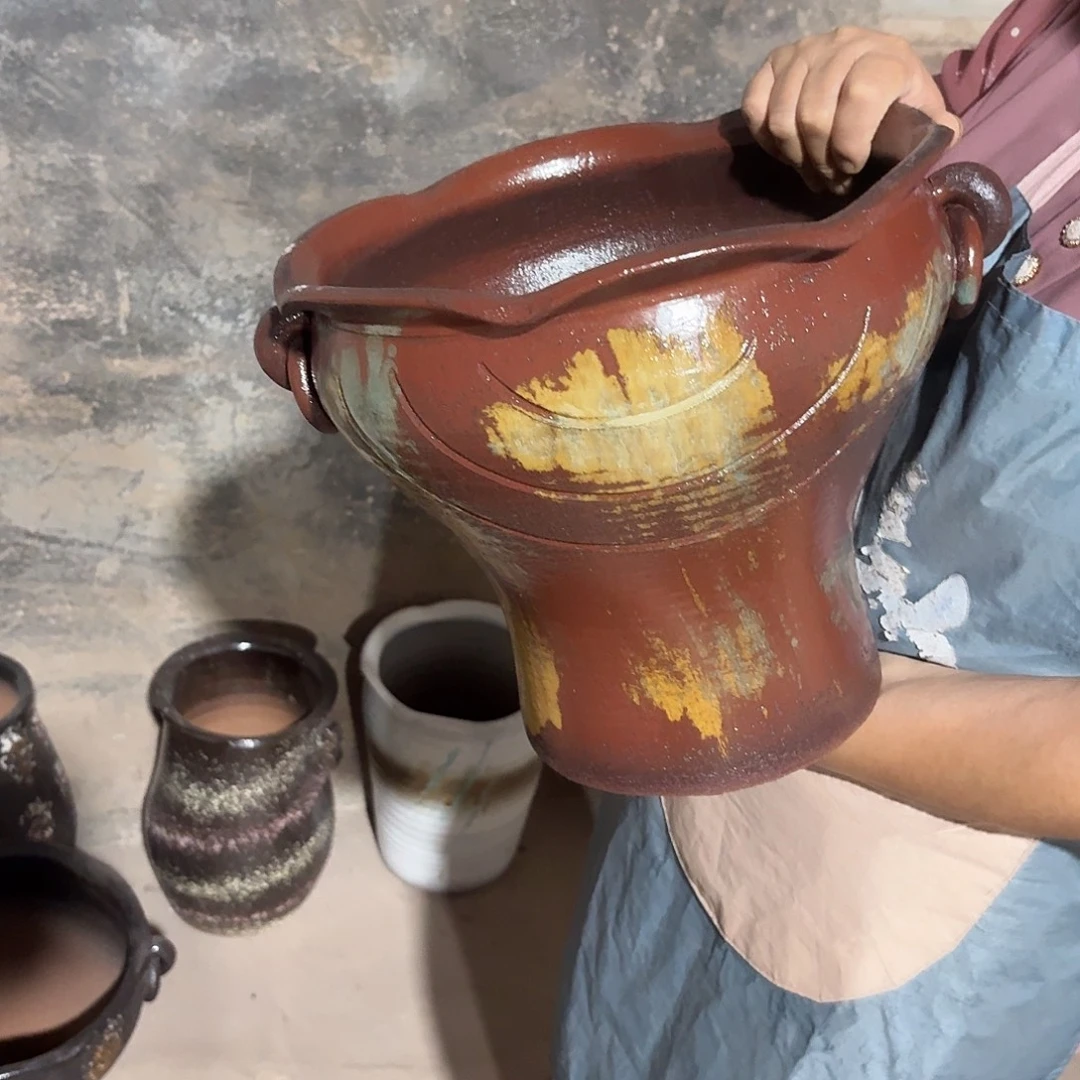 花盆紫砂口30高26