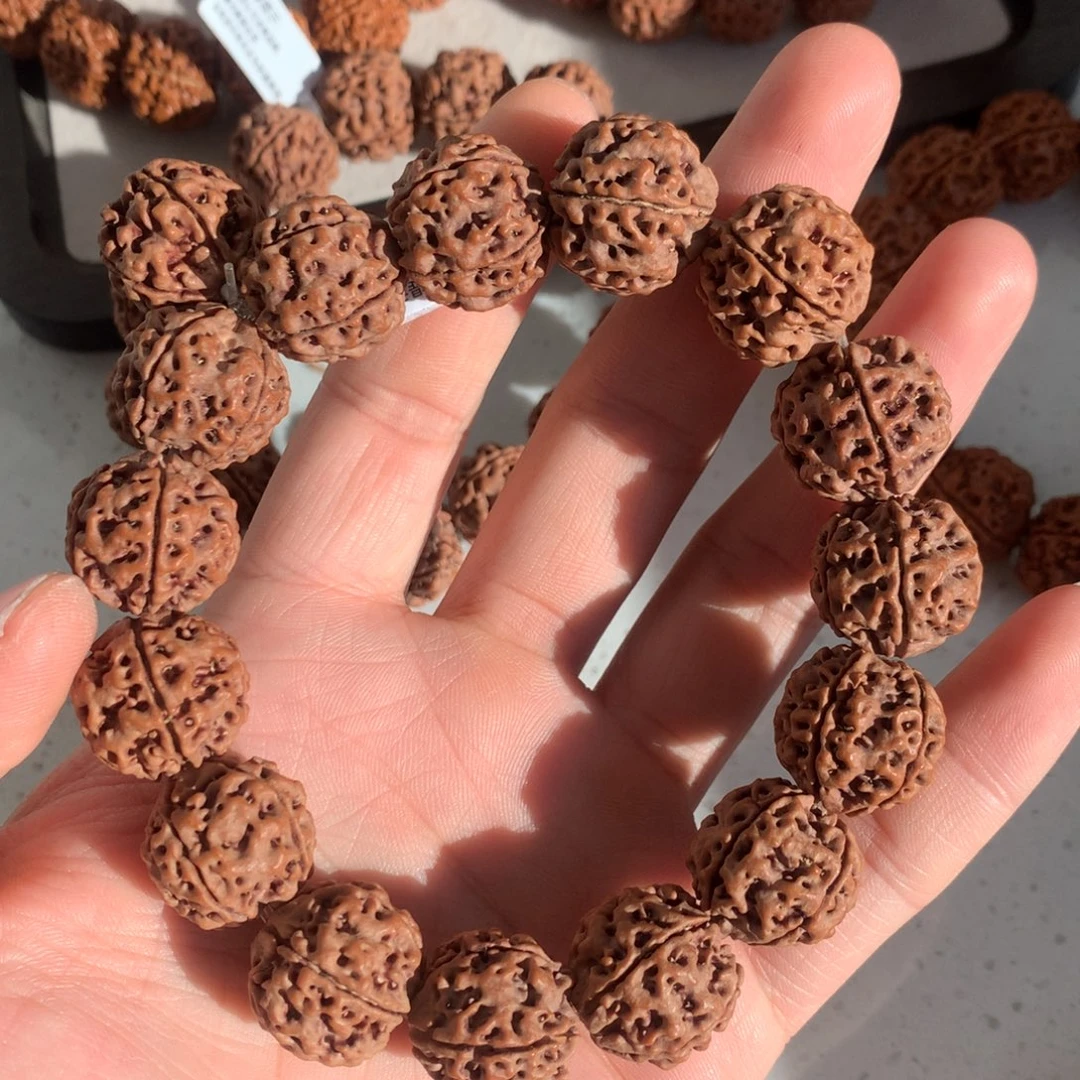 福***照金刚菩提吊坠古龙铁籽19尺寸超头，一物一图