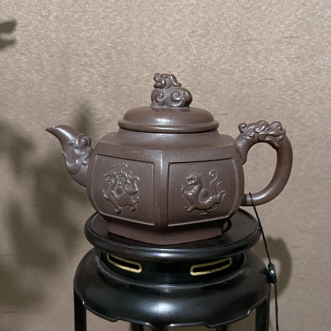 宜兴手工紫砂陶 茶壶GS3411-48