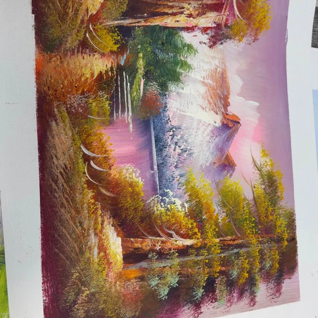 油画我也想要一只猫