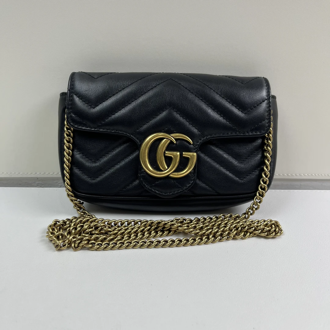 95新 GUCCI/古驰 古驰马蒙mini斜挎包 10305