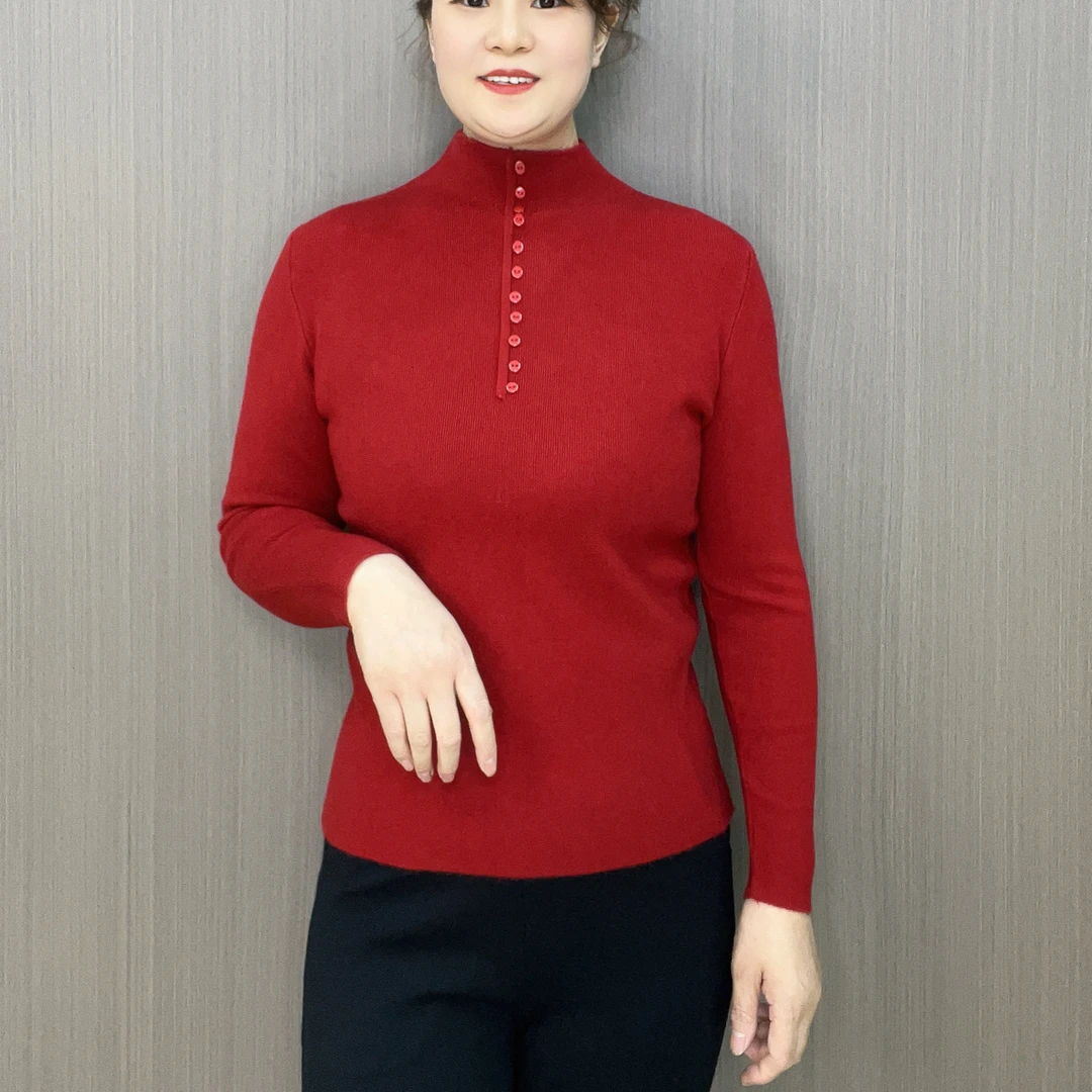 2025秋季休闲风常规短款针织秋季毛针织衫打底衫