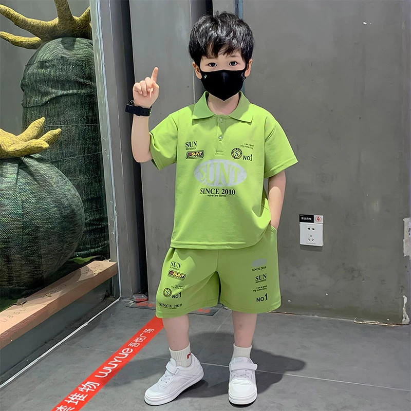男童夏装套装洋气宝宝运动休闲夏季薄款童装儿童帅气炸街两件套潮