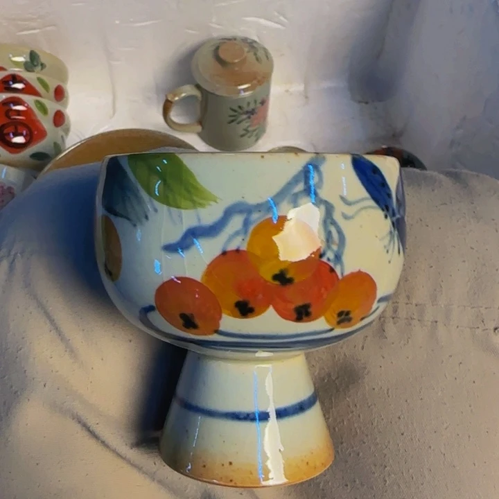 瓷片景德镇陶瓷手工手绘