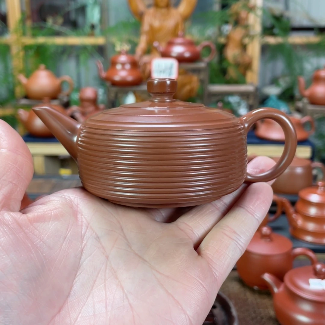 紫砂茶壶武****D千线朱泥