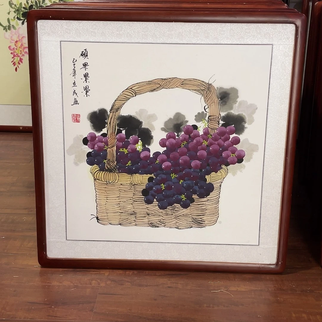 国画带框尺寸63*63厘米
