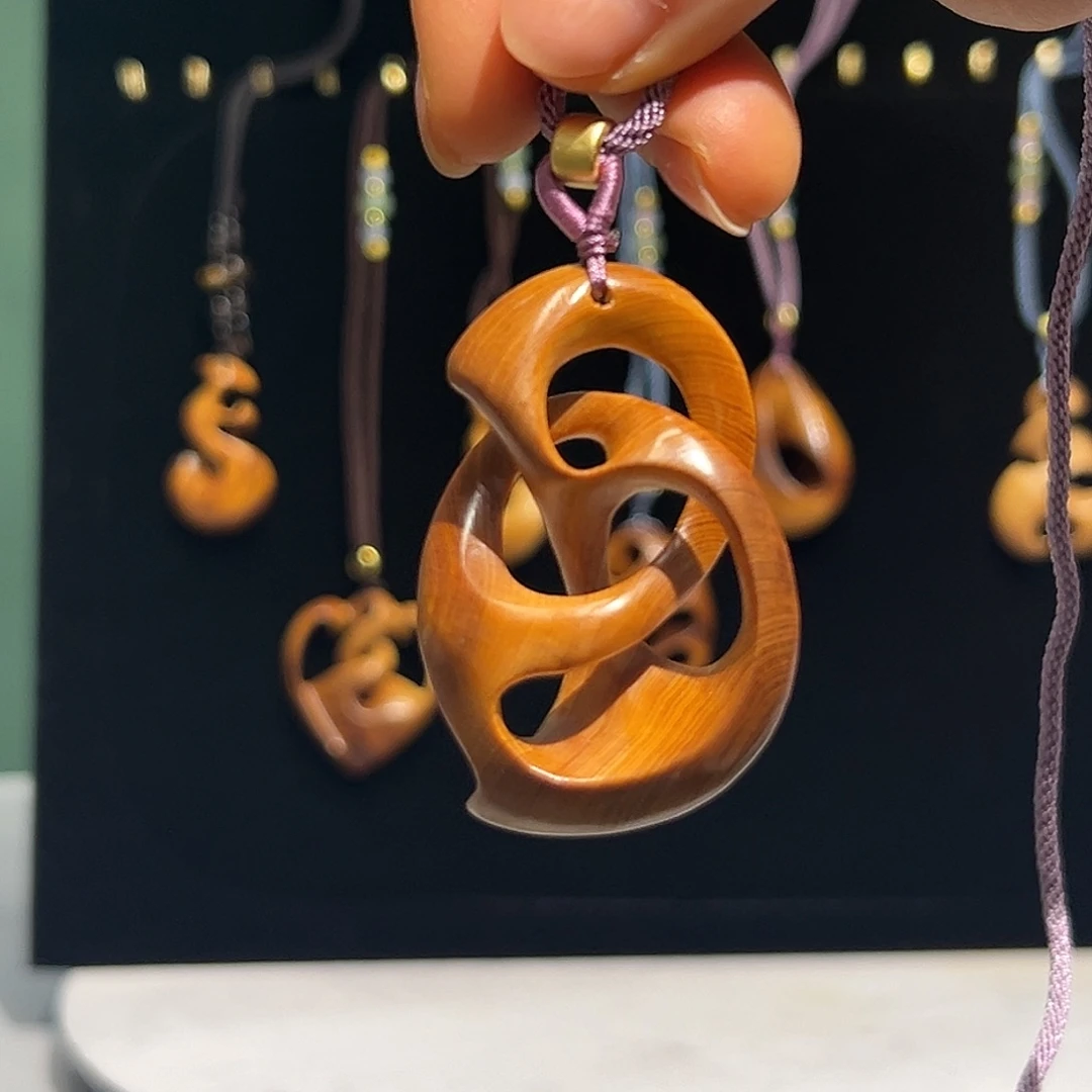 柏木（崖柏）吉星高照 崖柏挂件