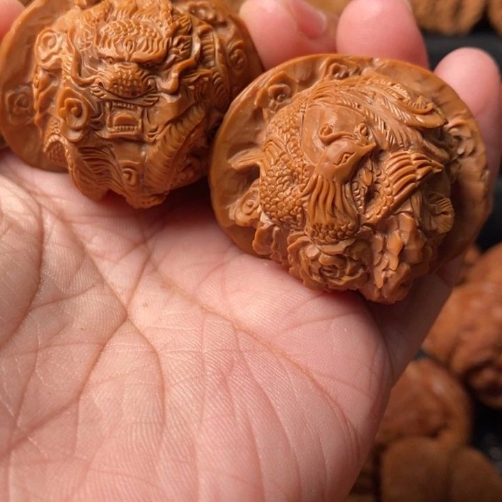把件文玩核桃四大神兽