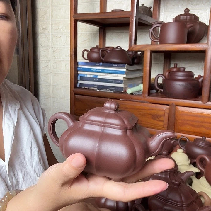 大***食茶壶紫砂传壶300cc精工半手工