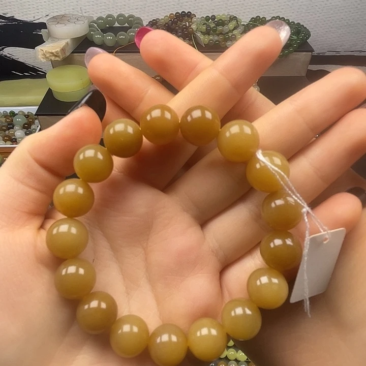 和田玉（糖玉）未镶嵌手链