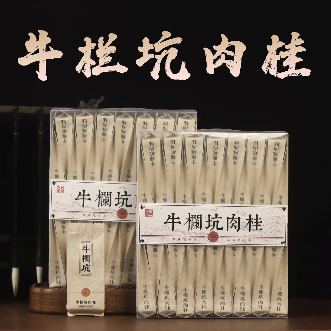 牛栏坑肉桂茶叶一级武夷岩茶礼盒装武夷山大红袍浓香型乌龙茶500g