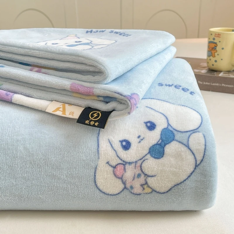 A类牛奶绒床单三件套冬季保暖加厚加绒学生宿舍单人被单毛绒毯子