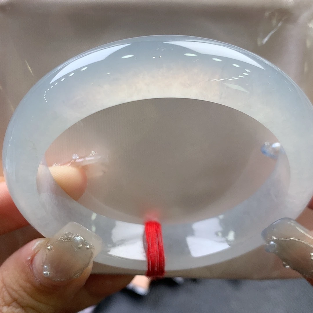 翡翠未镶嵌手镯56正圈