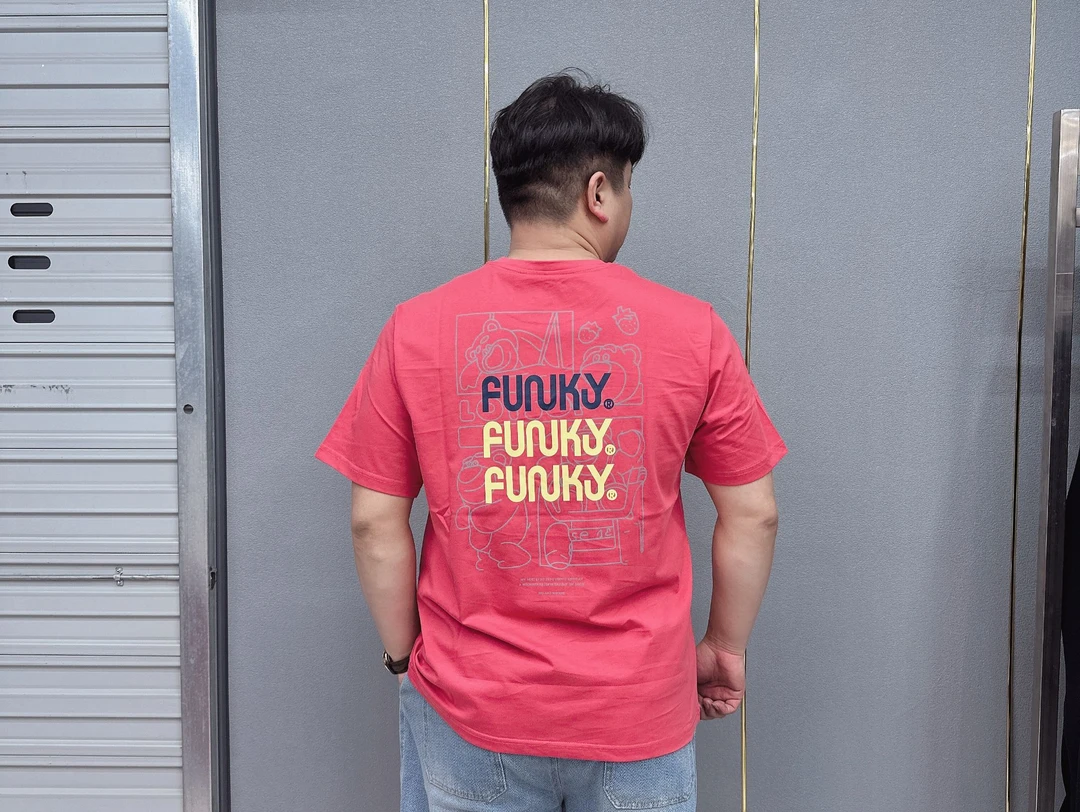 【高街潮牌】M369时尚休闲棉宽松质加大加肥净版半袖圆领百搭透气