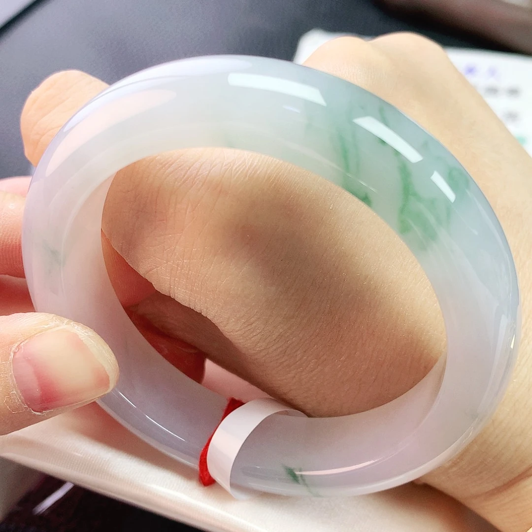 未镶嵌手镯翡翠55圈