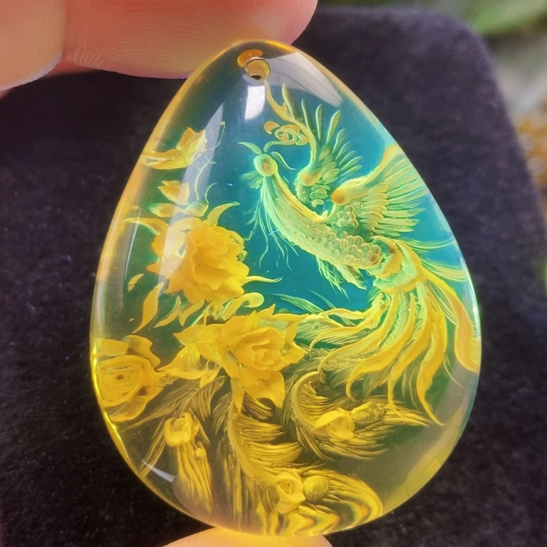 【闪购商品】金珀吊坠(不含链)未镶嵌