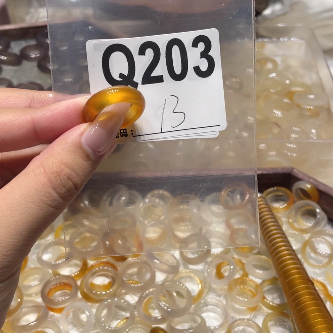 玛瑙/玉髓未镶嵌戒指203