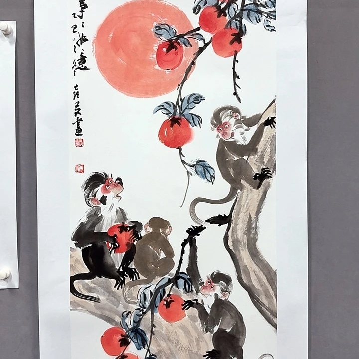 国画亲笔手绘放心去藏