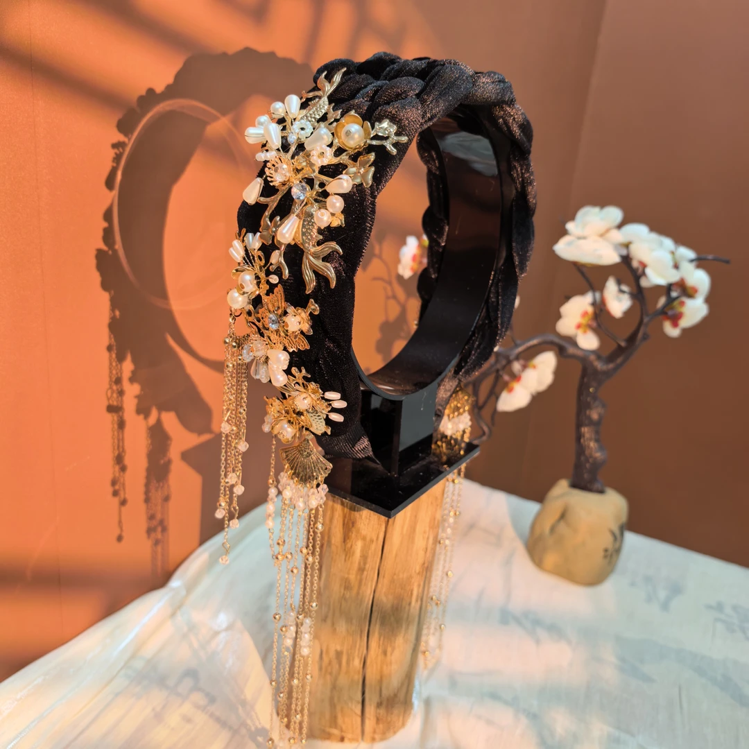 【佳人】原创自制手作新中式国风发箍