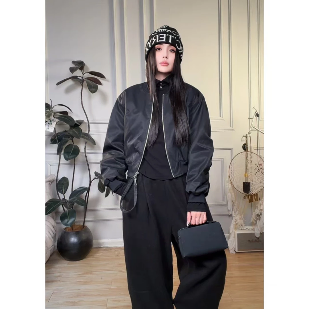 买手店设计师款帅气棒球羽绒服