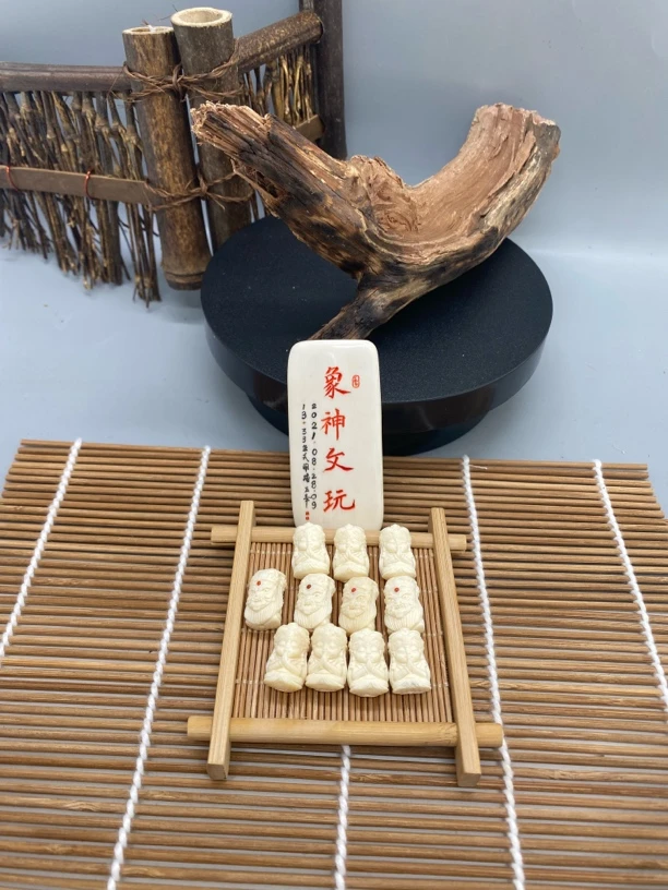 猛犸牙扎基拉姆度母配饰高度18