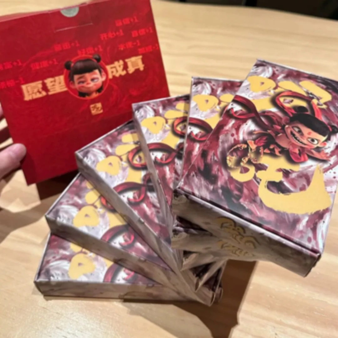 哪吒冰箱贴立体水晶创意磁吸裸眼3D网红可爱用品盲盒稀奇古怪手办