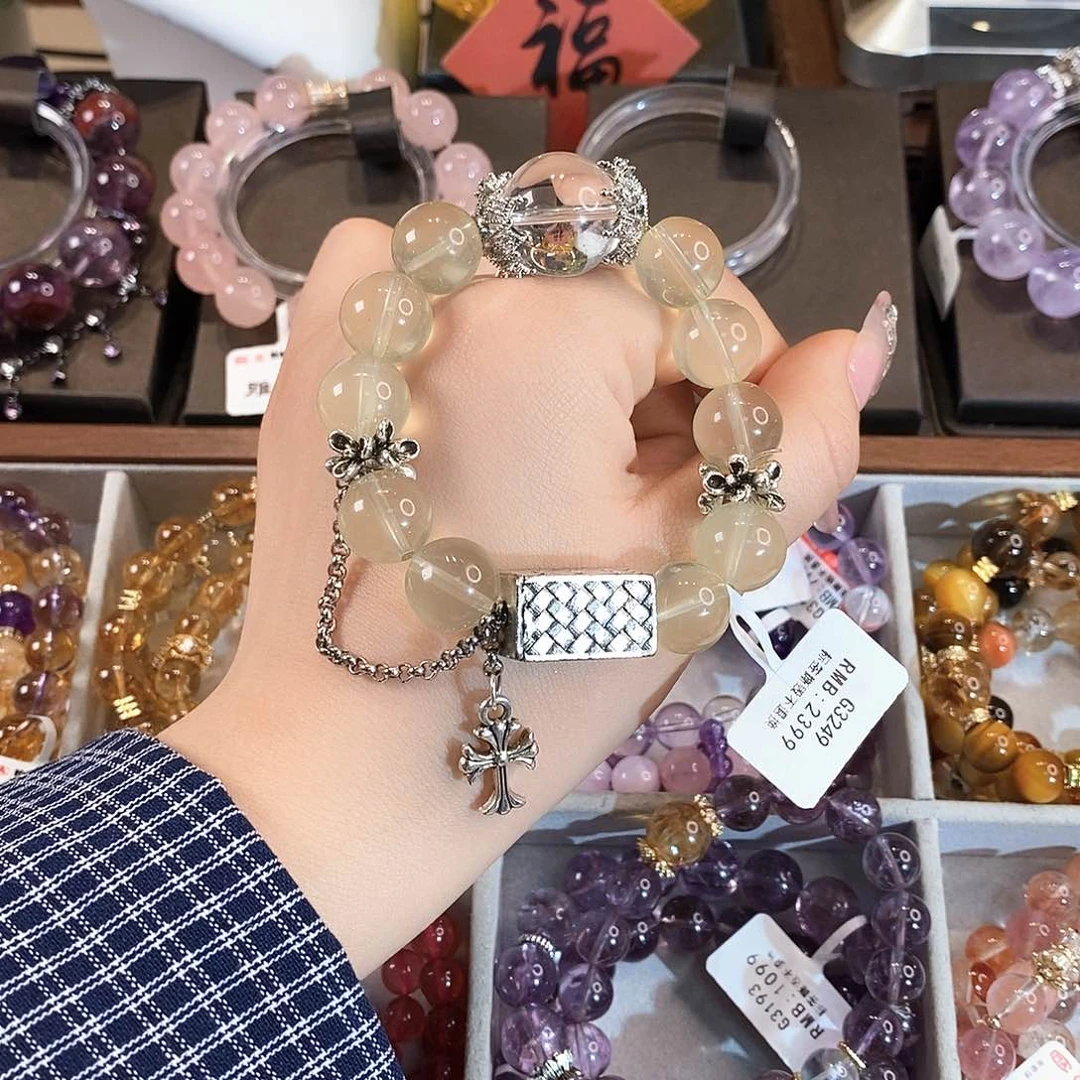 水晶手串未镶嵌G3249单圈多样性发1